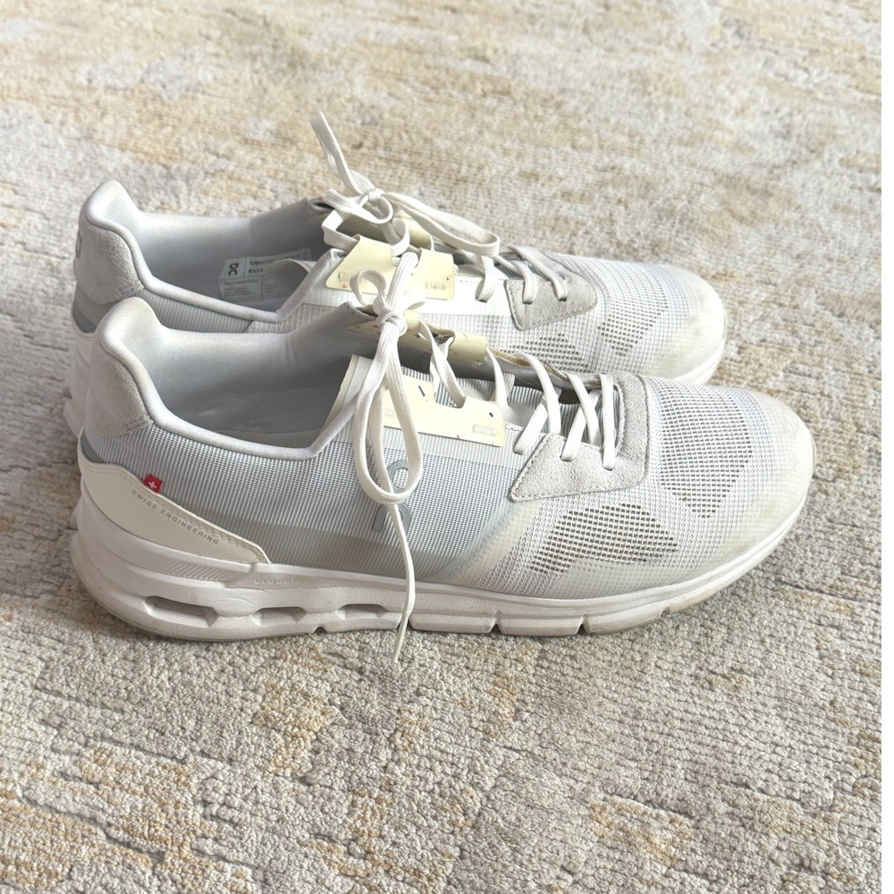 On Cloudrift Sneakers Mens Size 10 Frost White Running Shoes 87.97708